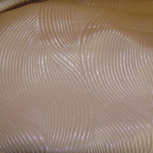 David Tutera Off White Swirl Jacquard Fabric - Picture 9 of 9